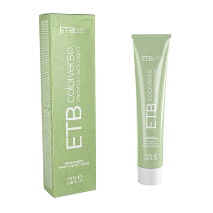 ETB HAIR COLORVERSE AMMÓNIAMENTES & VEGÁN PROFESSZIONÁLIS TARTÓS HAJFESTÉK 1.0 Fekete, 100 ml