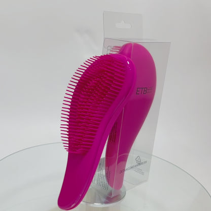 ETB HAIR PROFESSIONAL DETANGLING BRUSH, BUBBLEGUM PINK